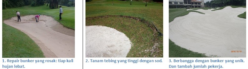 Solutions of high faced bunkers